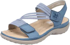Rieker 64870 Franja Women's Strap Sandals – Comfortable Lightweight Hiking Footwear with Adjustable Hook and Loop Closures, Flexible Sole for Everyday Wear