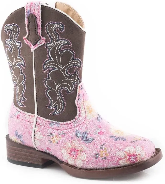 ROPER Glitter Flower (Toddler) Pink 6 Toddler M