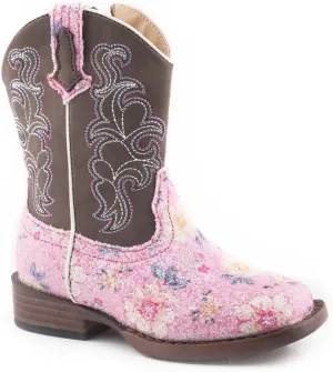 ROPER Glitter Flower (Toddler) Pink 6 Toddler M