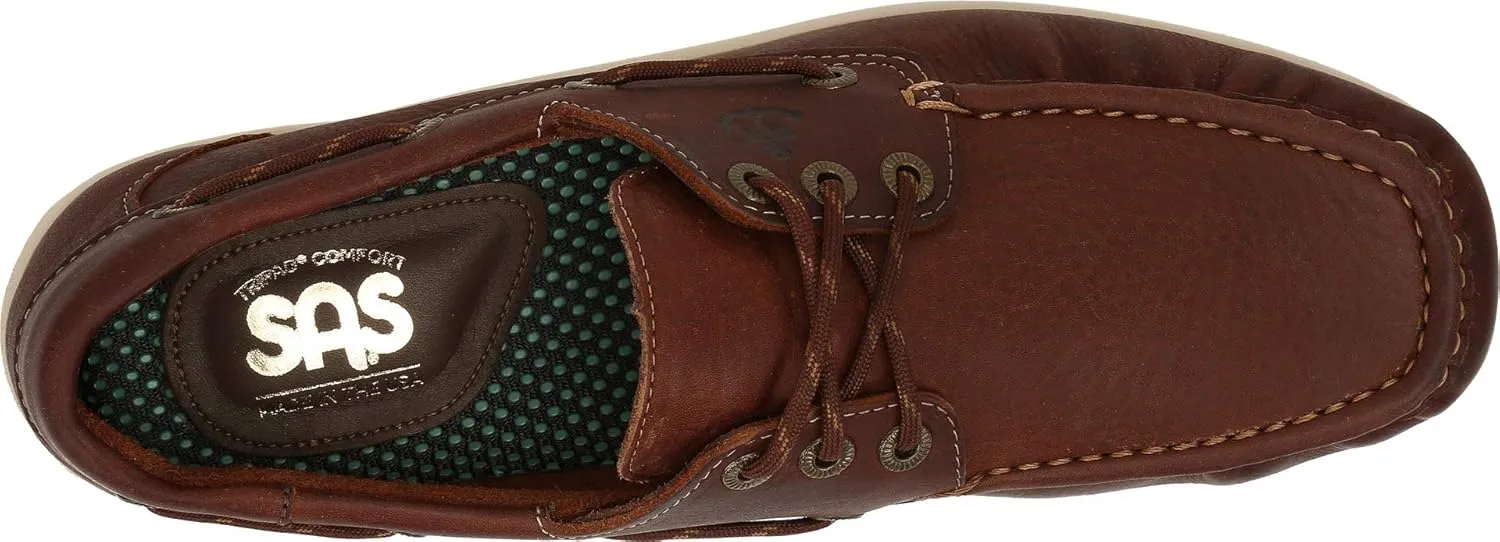 SAS Decksider Lace Up Comfort Boat Shoe