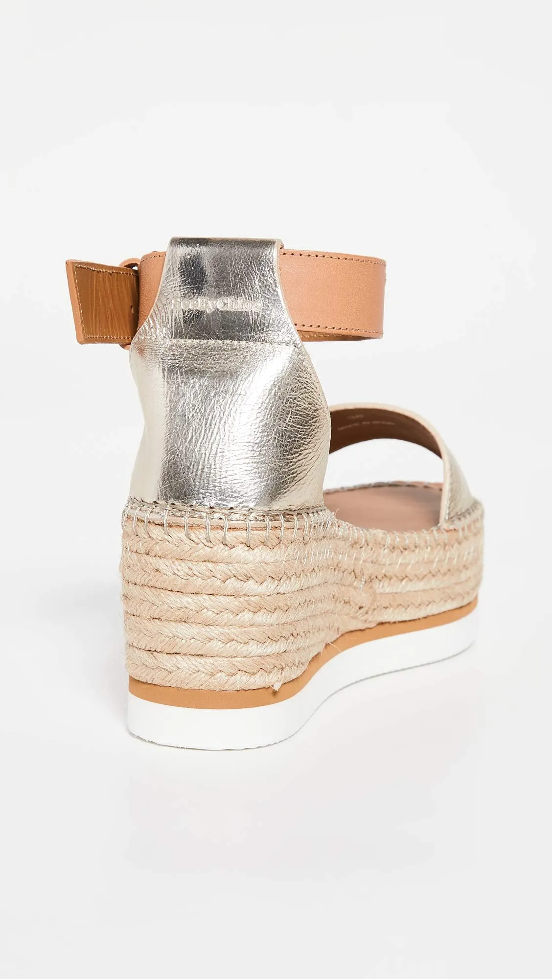 See by Chloe Women's Glyn Espadrilles, Light Gold, 8 Medium US