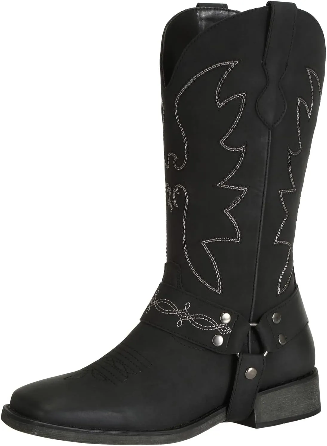 SheSole Womens Square Toe Cowgirl Cowboy Boots Wide Calf Fashion Western Shoes