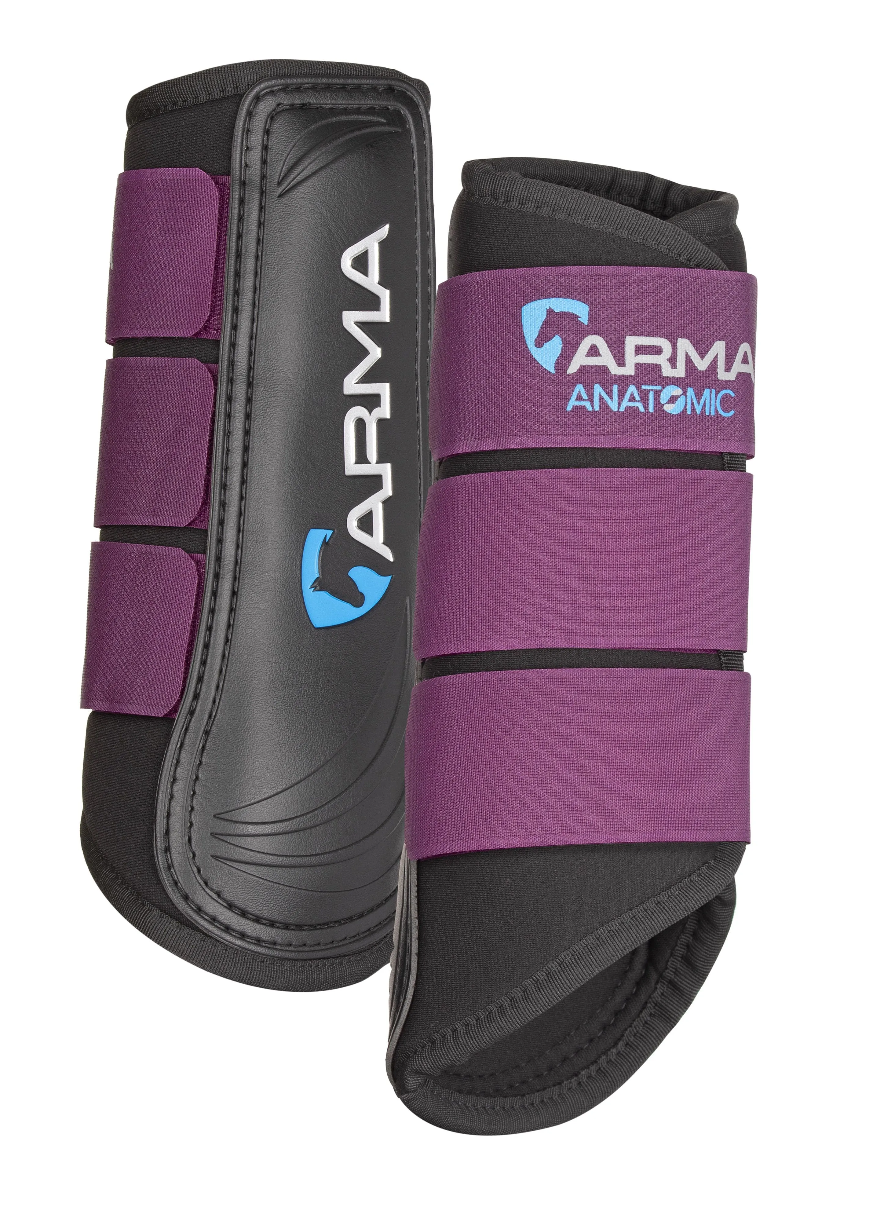 Shires ARMA Plum Neoprene Brushing Boots