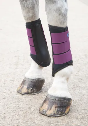 Shires ARMA Plum Neoprene Brushing Boots