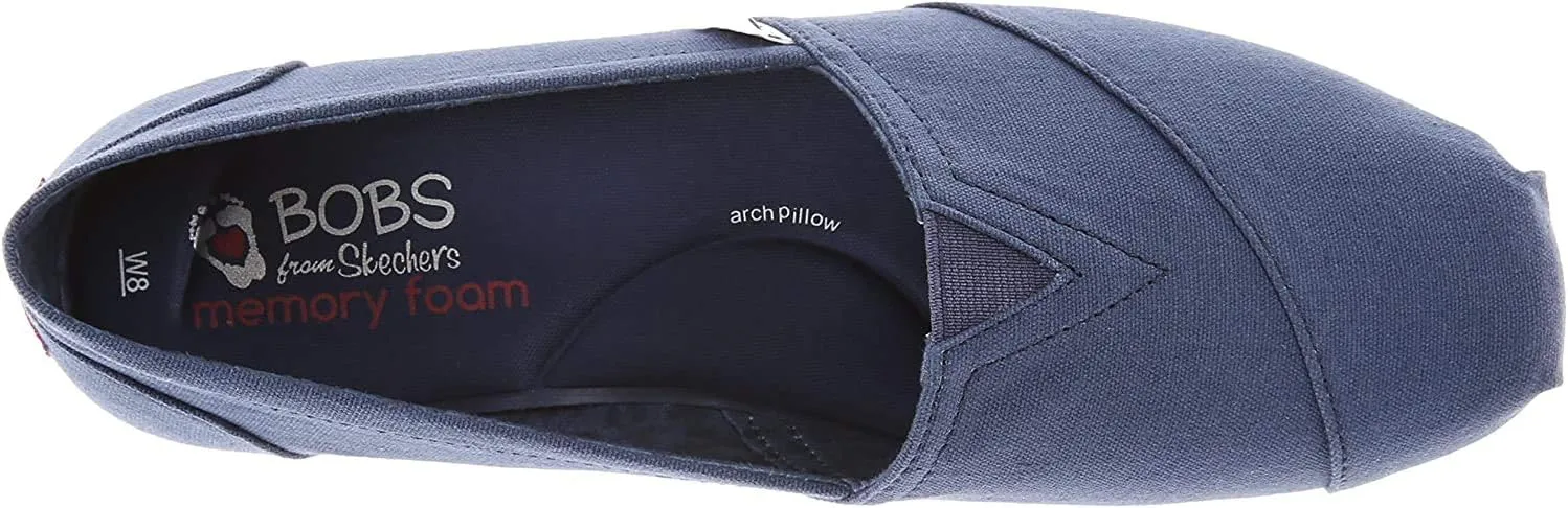 Skechers Women's Bobs Plush-Peace & Love Ballet Flat