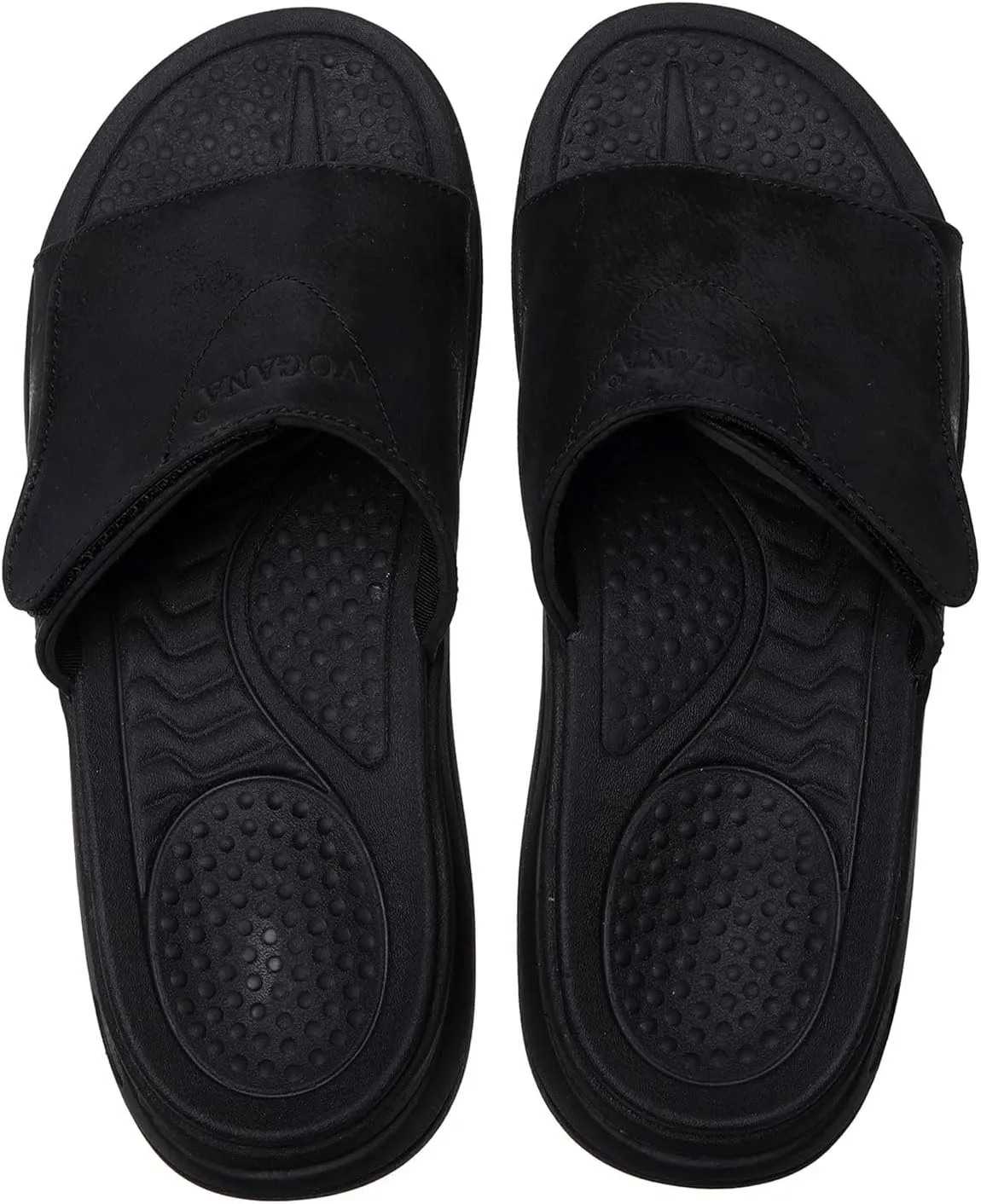 Slide Sandals for Women with Adjustable Width Arch Support Orthotic for Plantar Fasciitis Swollen Feet Pain Relief Neuropathy