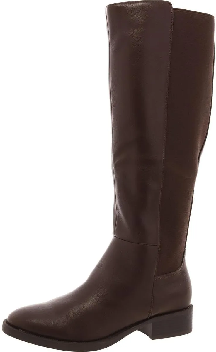 Style & Co. Womens Eloise Zip Up Slip On Knee-High Boots