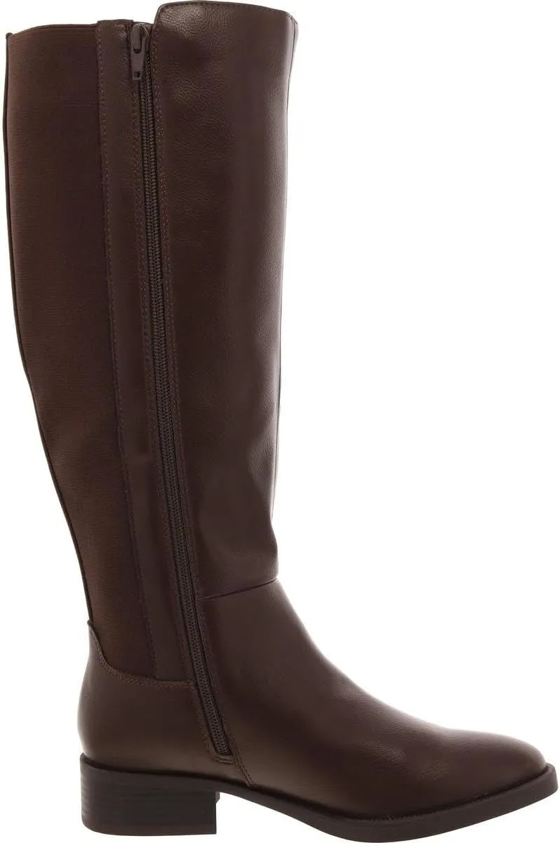 Style & Co. Womens Eloise Zip Up Slip On Knee-High Boots