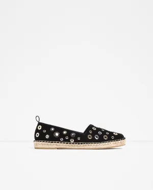 Superior-grade Product diversity ESPADRILLES RING DETAIL