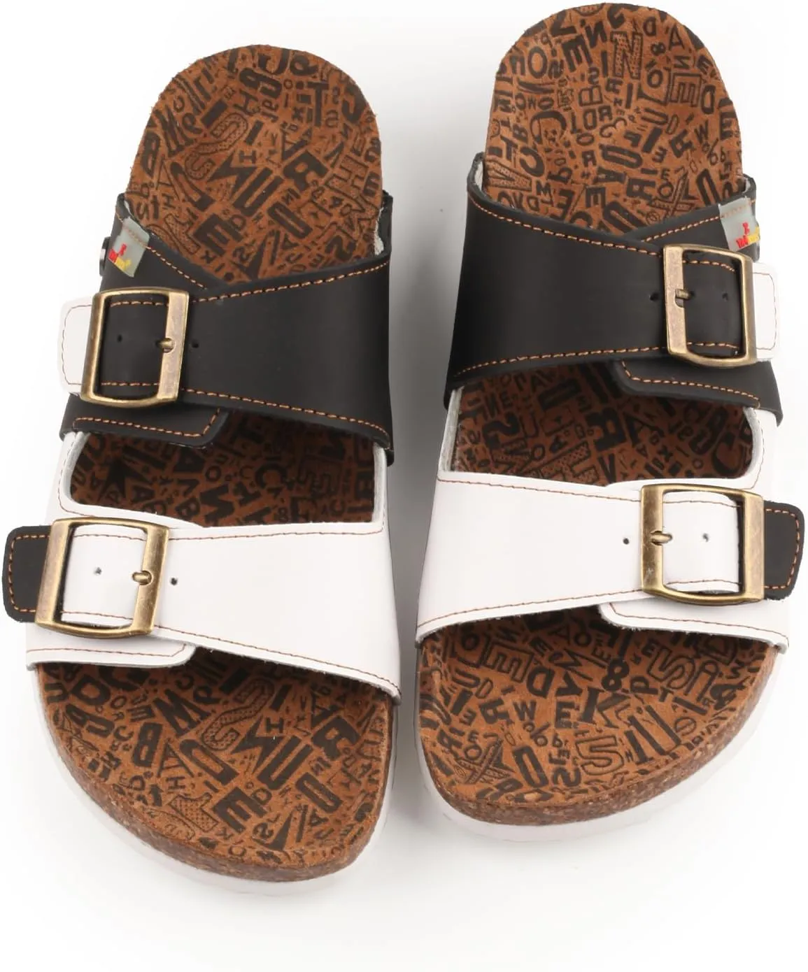 TMA EYES Womens Casual Adjustable Buckle Athleti Slipper Memory Foam Cushion Non-Slip Orthopedic Comfortable Arch Supportive Cork Footbed Sandals
