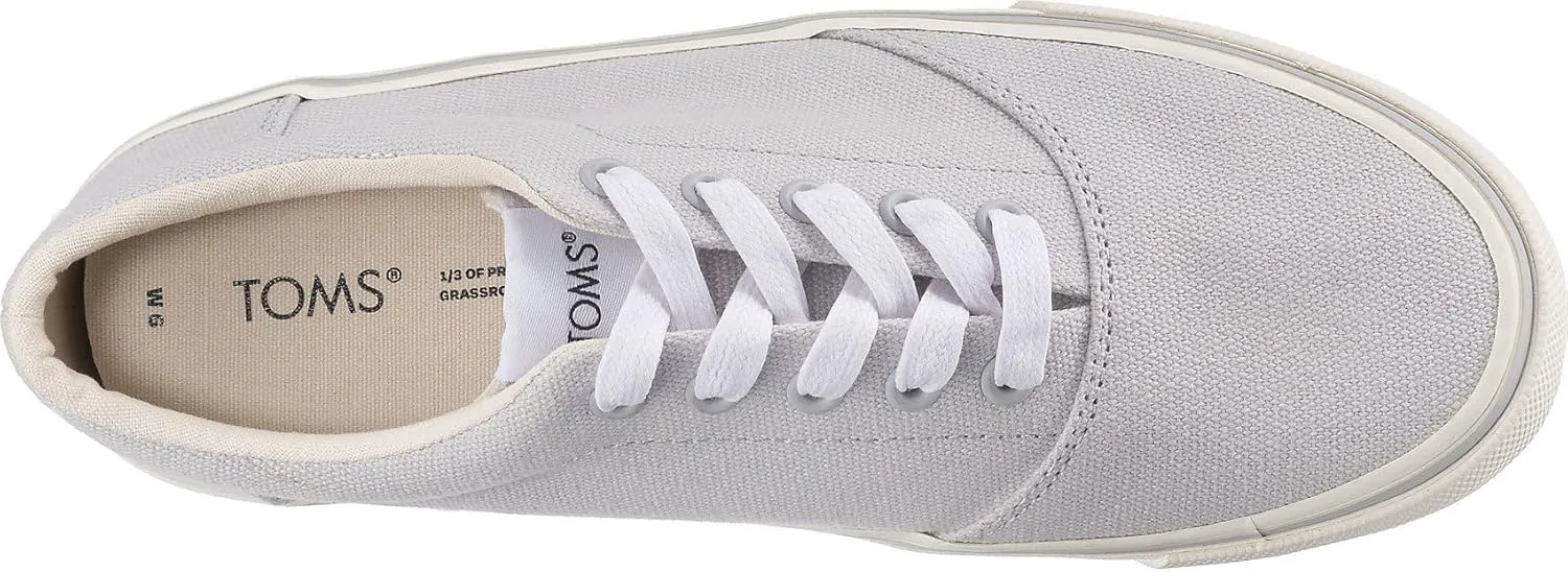 TOMS Womens Alpargata Fenix Lace Up Sneakers Shoes Casual - Yellow