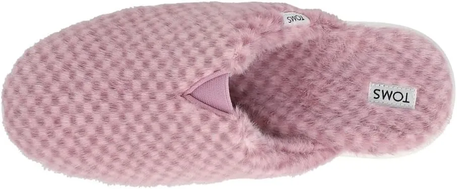 TOMS Womens Alpargata Mallow Slip On Mule Casual Slippers Casual - Pink