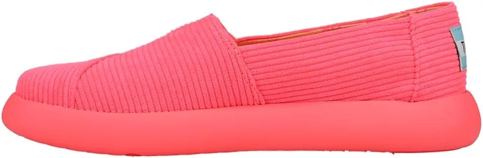 TOMS Womens Alpargata Mallow Slip On Sneakers Shoes Casual - Pink