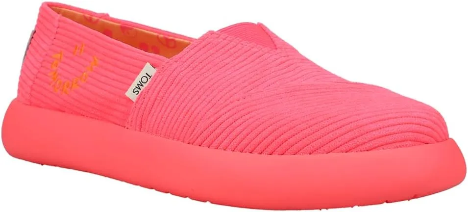 TOMS Womens Alpargata Mallow Slip On Sneakers Shoes Casual - Pink