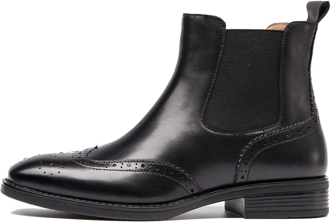 U-lite Womens Fall Winter Comfortable Stylish Leather Chelsea Ankle Boots Women Booties