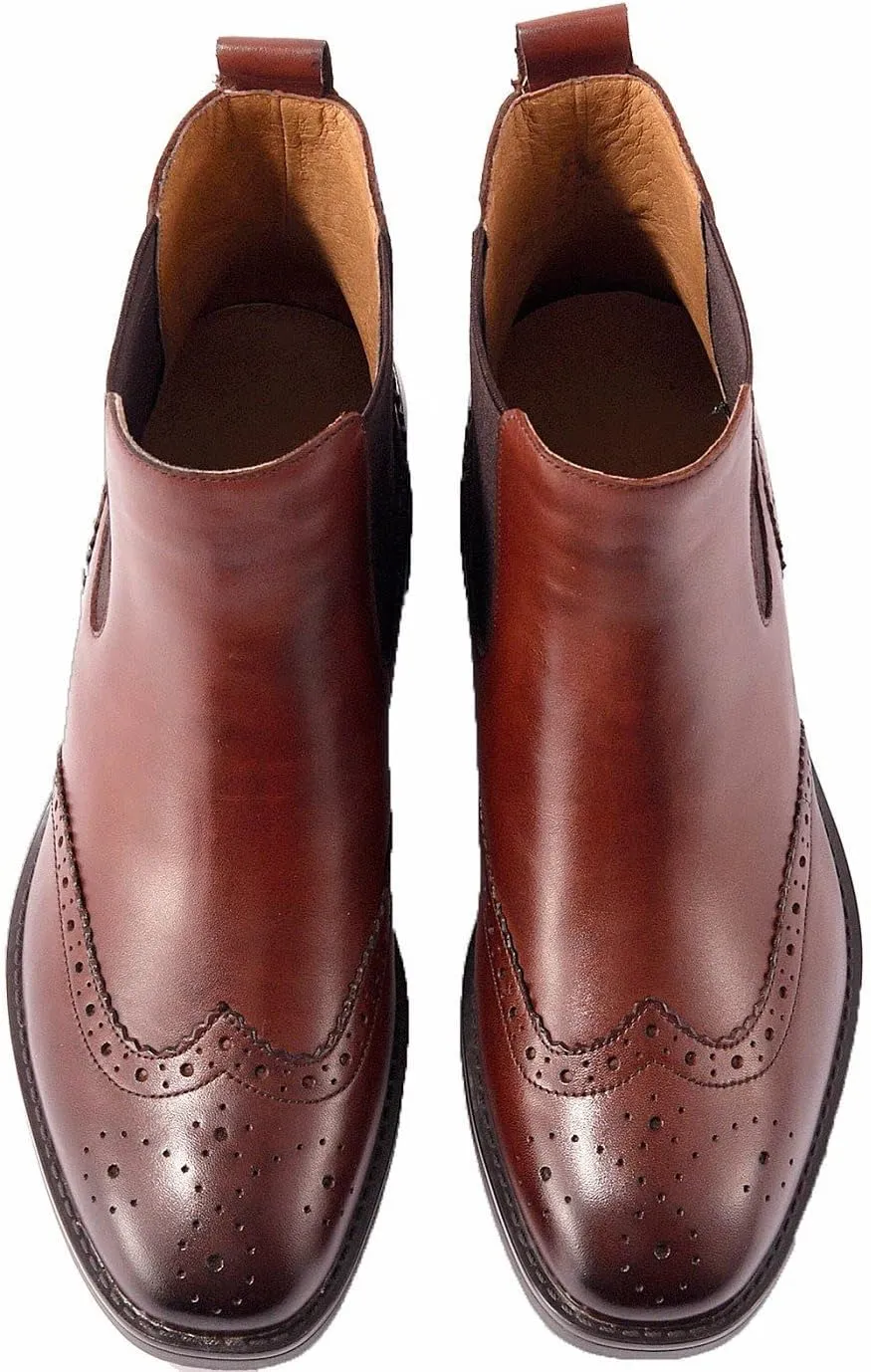 U-lite Womens Fall Winter Comfortable Stylish Leather Chelsea Ankle Boots Women Booties