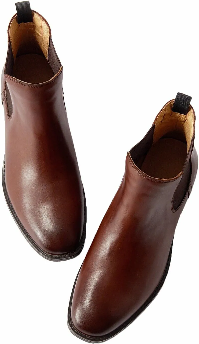 U-lite Womens Fall Winter Comfortable Stylish Leather Chelsea Ankle Boots Women Booties