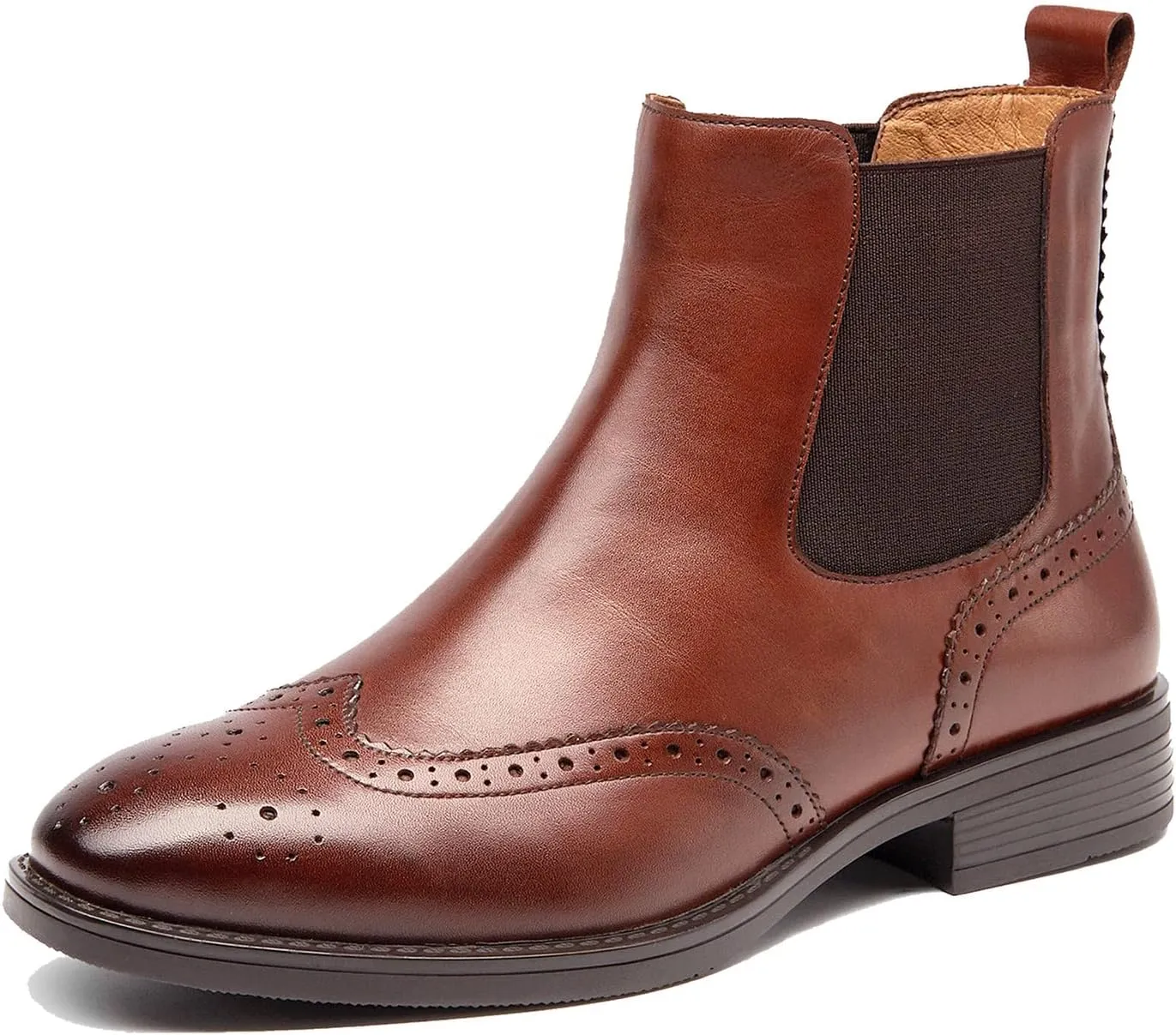 U-lite Womens Fall Winter Comfortable Stylish Leather Chelsea Ankle Boots Women Booties