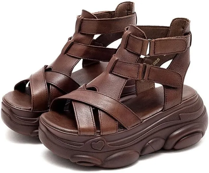 Ulalaza Women's Soft Comfortable PU Open Toe Slide Sandals No-Slip Footbed, Hollow Out Slip on Flats Ladies