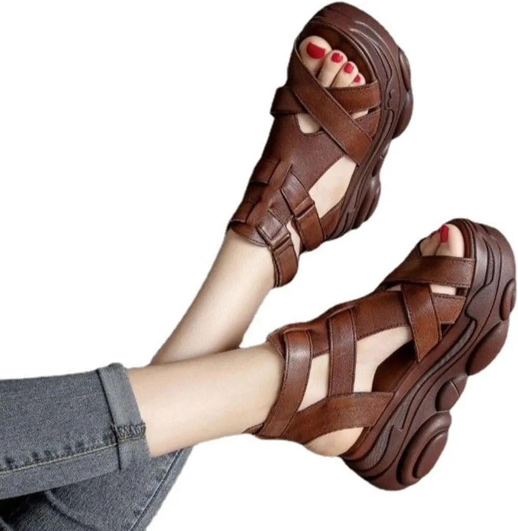 Ulalaza Women's Soft Comfortable PU Open Toe Slide Sandals No-Slip Footbed, Hollow Out Slip on Flats Ladies