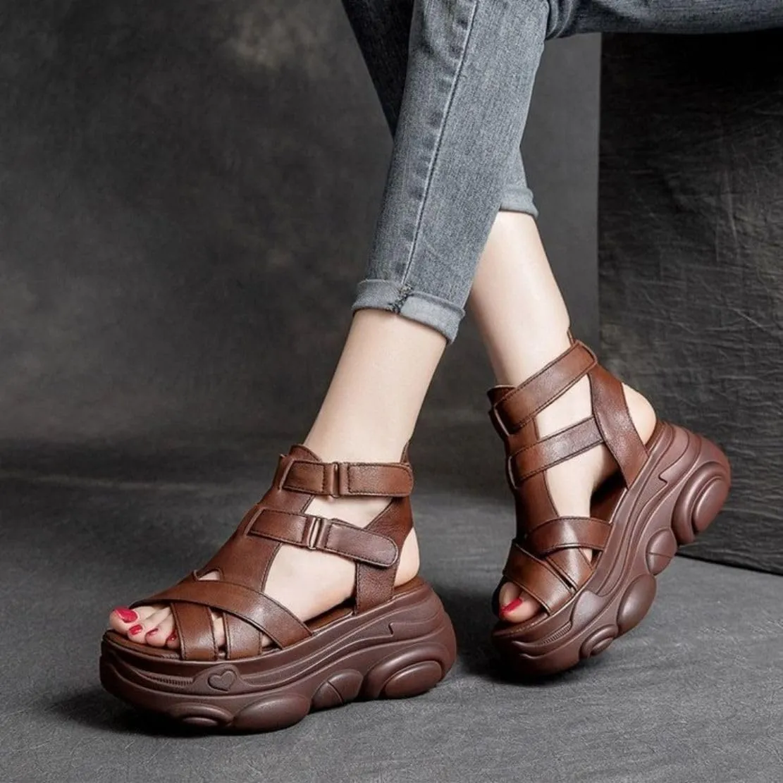 Ulalaza Women's Soft Comfortable PU Open Toe Slide Sandals No-Slip Footbed, Hollow Out Slip on Flats Ladies