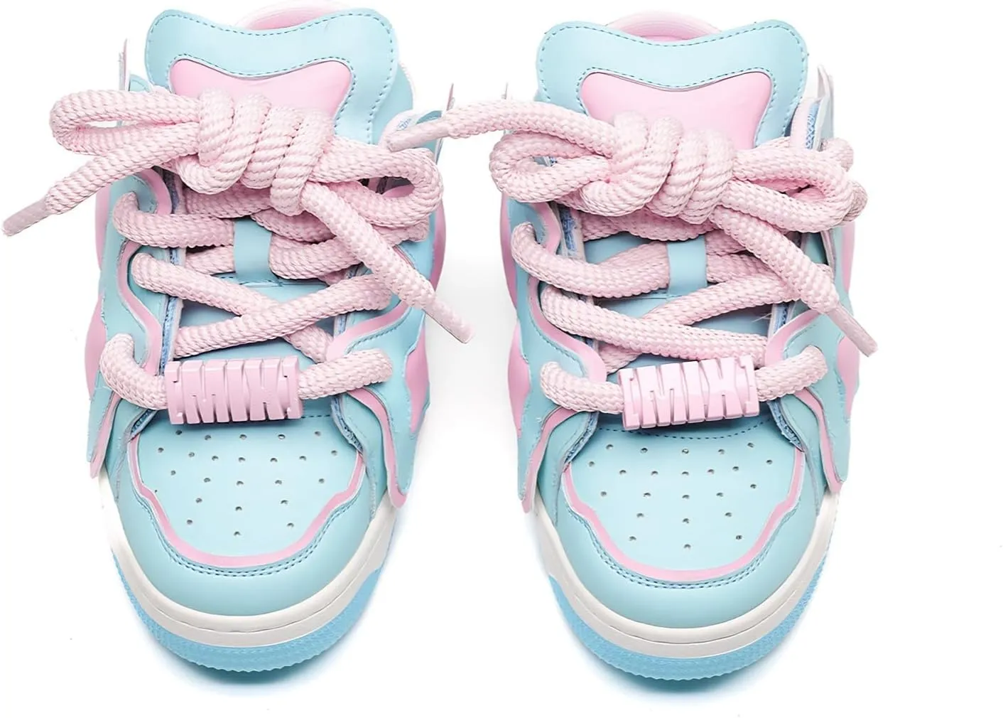 Unique Cute Star Slip On Chunky Sneakers for Women Girls Teens, Y2K Mule, Street Skate Shoes, Height Boost, Double Lace