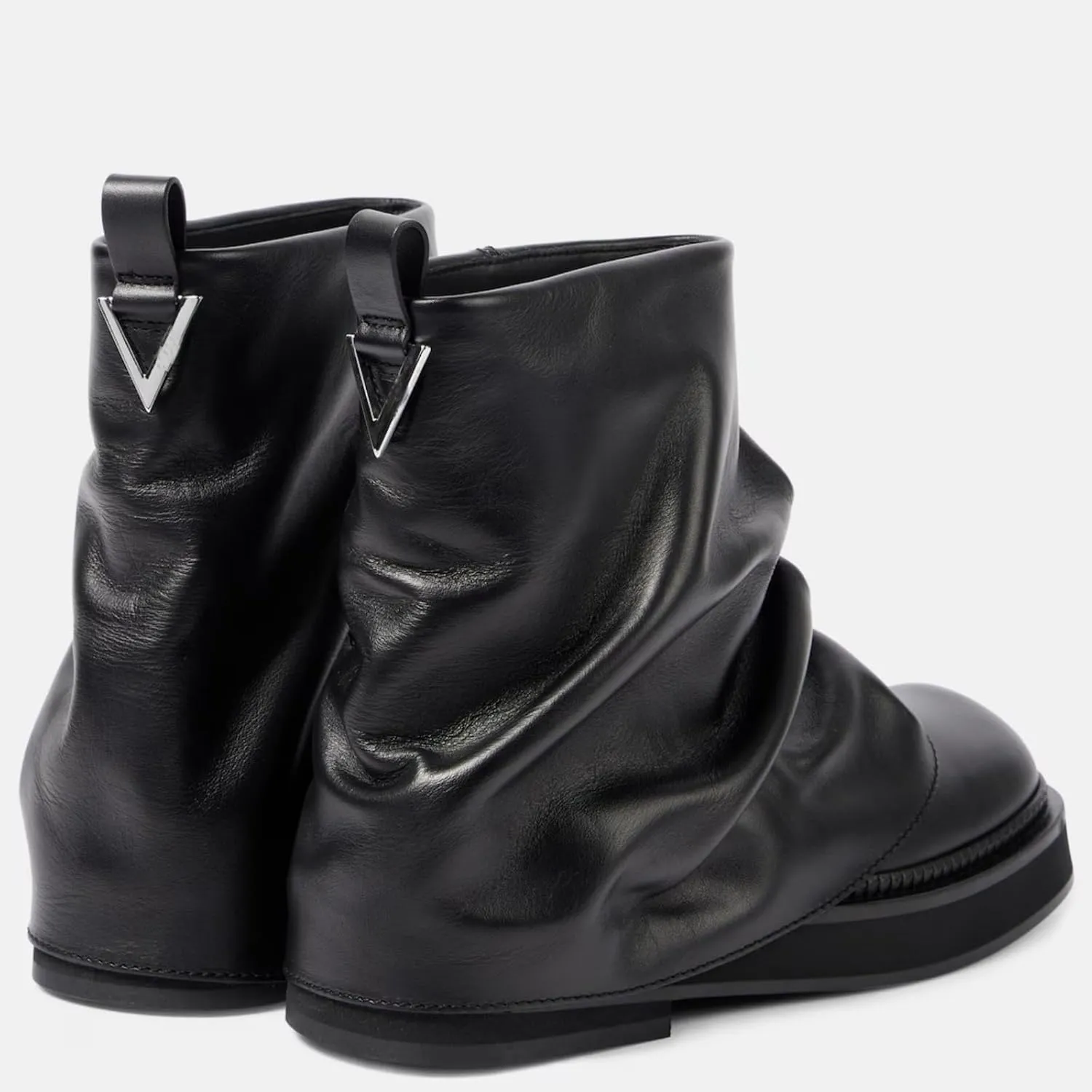 UniqueStride Women Fold Over Ankle Boots Platform Slouchy Short Booties Square Toe Pull On Fashion Party Boot