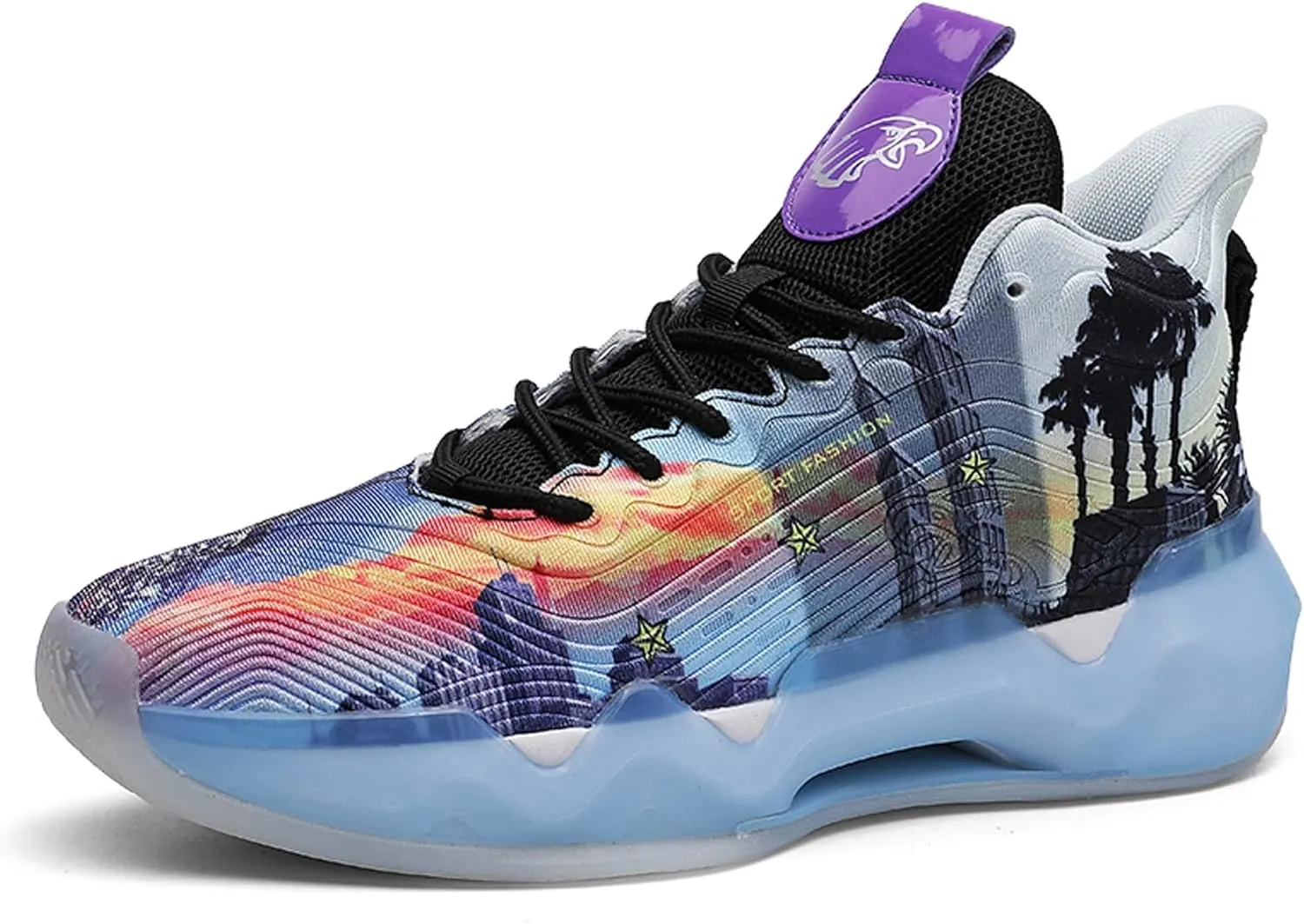 Unisex High-Top Basketball & Training Sneakers - Fashion Athletic Shoes for Running, Gym, Outdoor Sports