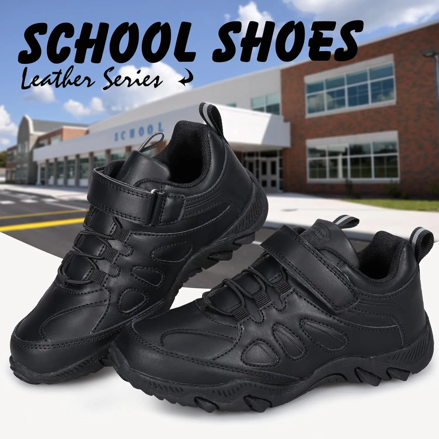 UOVO Boys School Uniform Dress Shoe(Little Kid/Big Kid)