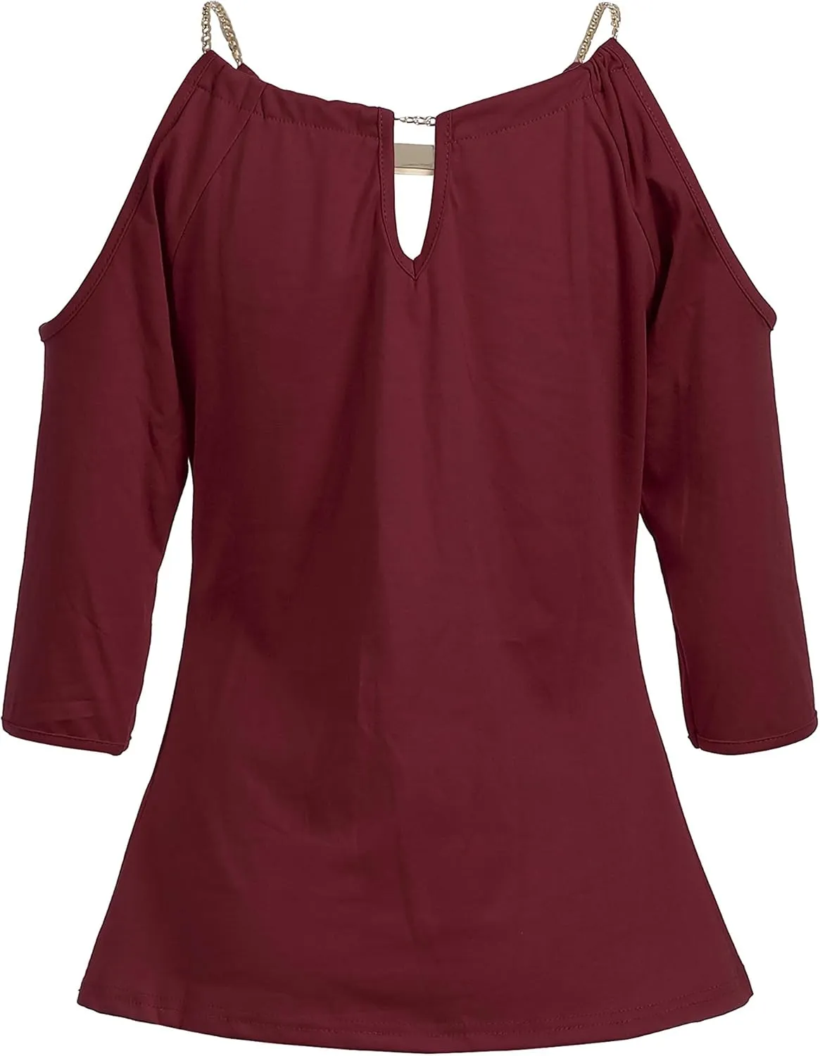 USGreatgorgeous Women’s Open Cold Shoulder Slim Fit Short Sleeve Tee Shirt Casual Blouse Tops