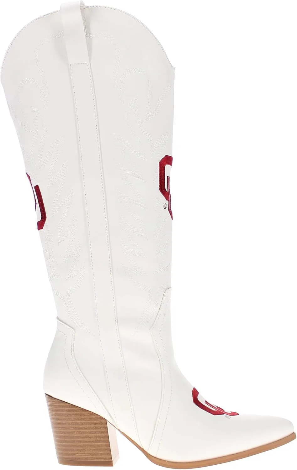 Vaccari Women's Blair Premium PU Leather NCAA Athletics Tall Top Cowboy Boots