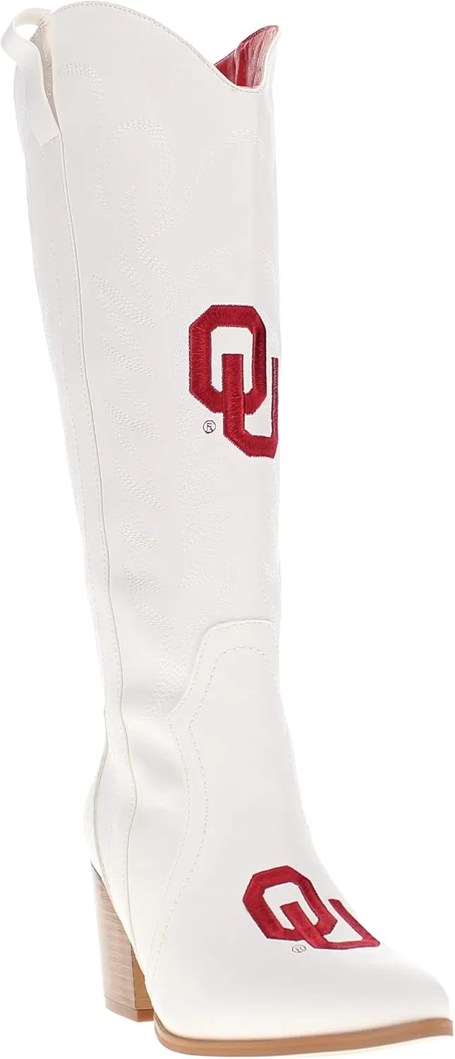 Vaccari Women's Blair Premium PU Leather NCAA Athletics Tall Top Cowboy Boots