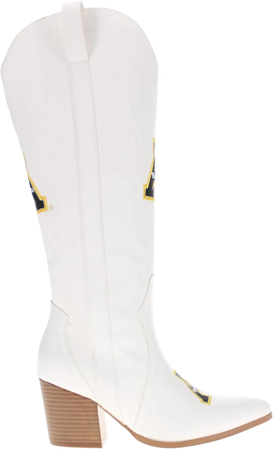 Vaccari Women's Blair Premium PU Leather NCAA Athletics Tall Top Cowboy Boots