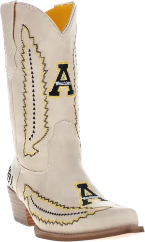 Vaccari Women's Mimi Premium PU Leather NCAA Athletics Embroidery Cowboy Boots