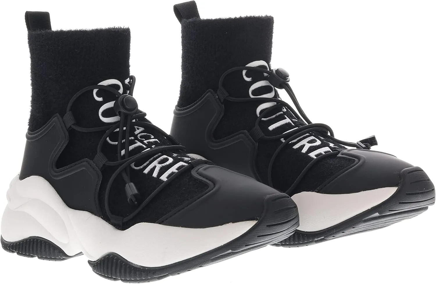 VERSACE JEANS COUTURE Black Sneakers for Womens