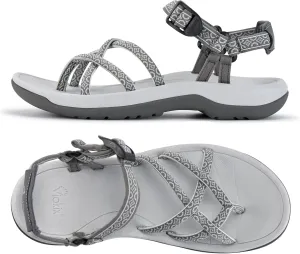 Viakix Women's Walking Sandals – Premium Comfortable Sport Sandals for Outdoors, Travel, Hiking, Beach & Everyday Wear