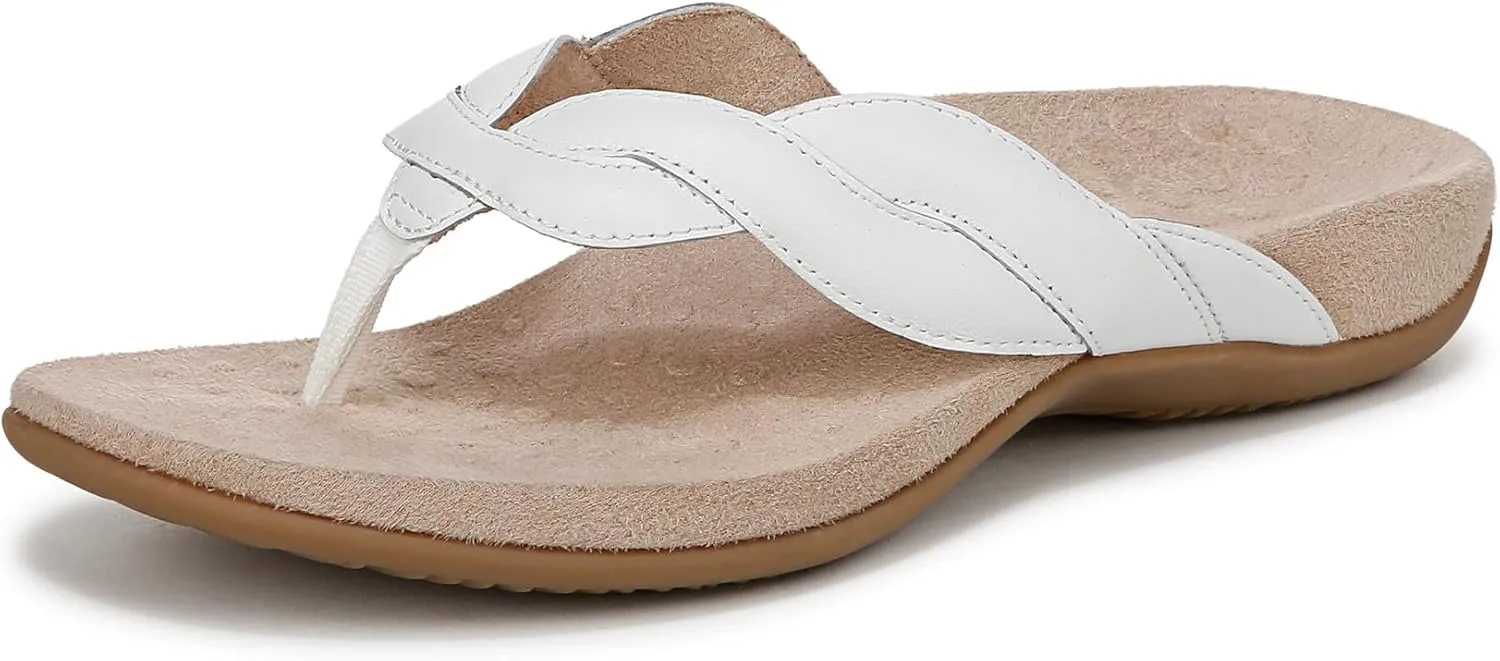 Vionic Women's Bella Braid Thong Sandals Flip-Flop