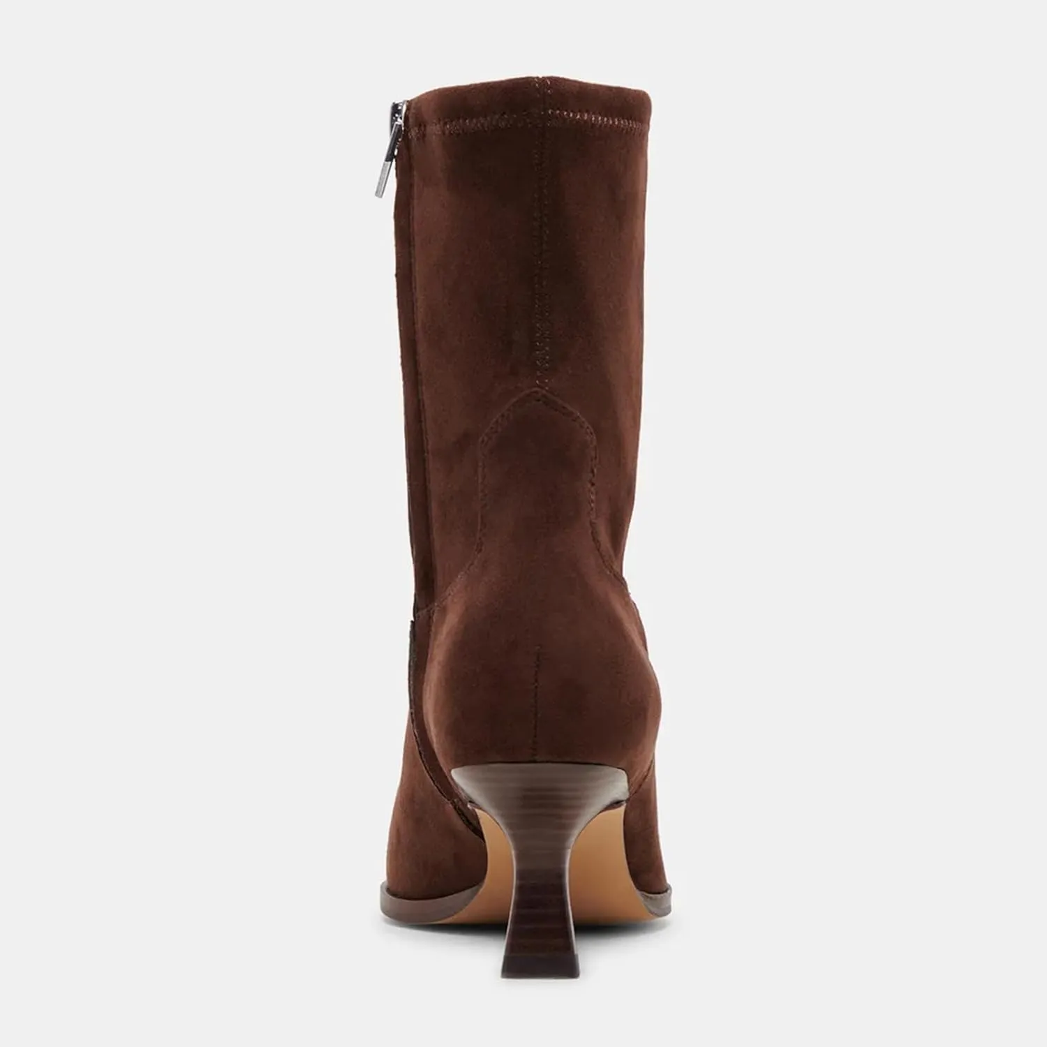 VOMIRA Ankle Boots for Women Pointy Toe Stacked Kitten Heels Black Boots for Women Side Zipper Leather Short Boots Fall Winter Ankle Booties Shoes