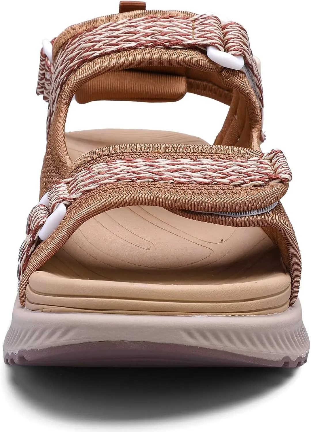 WateLves Womens Orthopedic Walking Sandals Summer Casual Outdoor Hiking Water Platform Sandals with Adjustable Strap Comfortable Plantar Fasciitis Arch Support