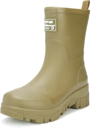 Waterproof Boots for Women Rain Boots Stylish Non Slip Rubber Boots Durable Garden Boots, Platform Mud Boots Fishing Boots for Outdoor Fashionable Booties