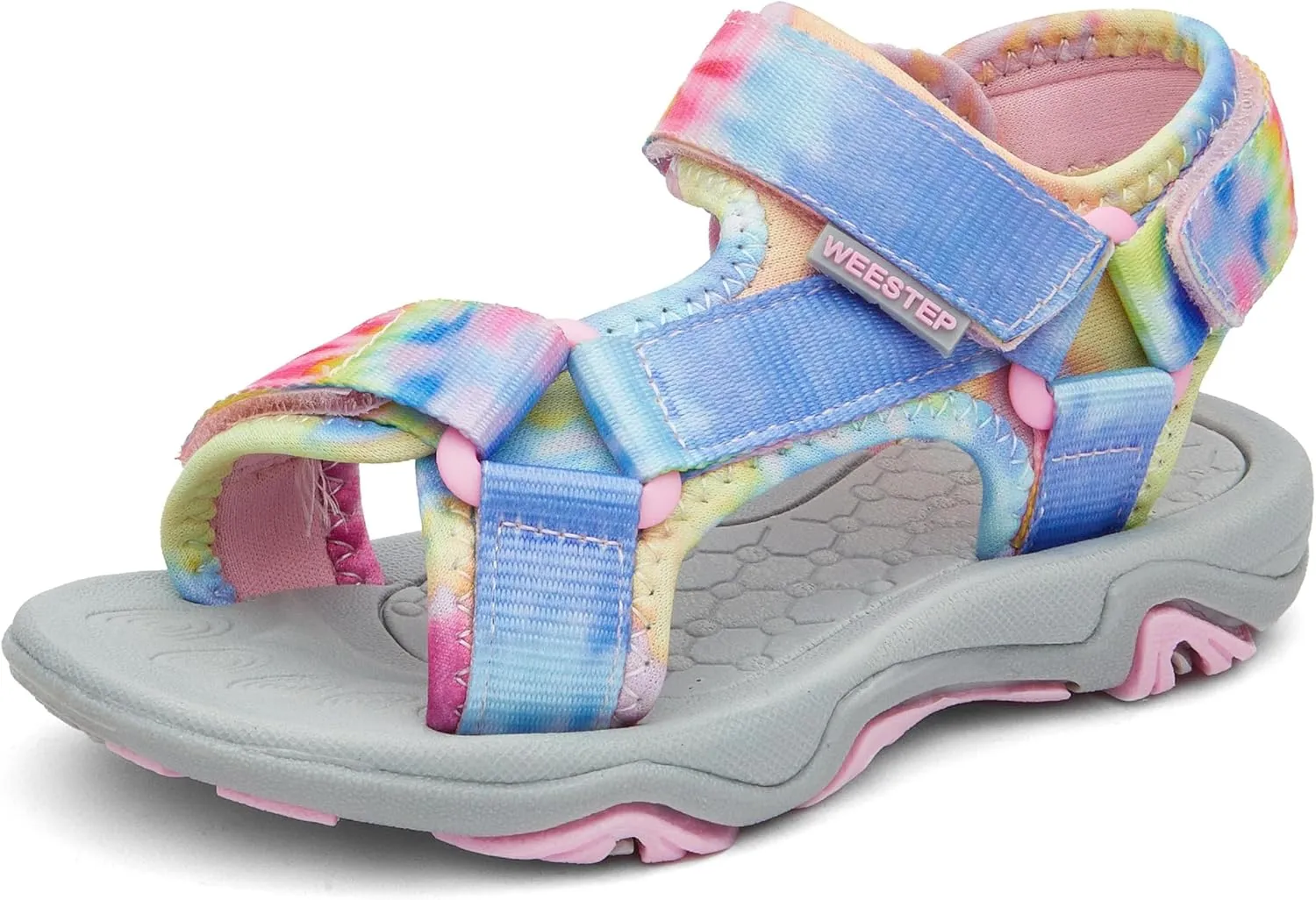 Weestep Girls Boys Comfort Sandals Adjustable Straps for Toddlers Little Kid