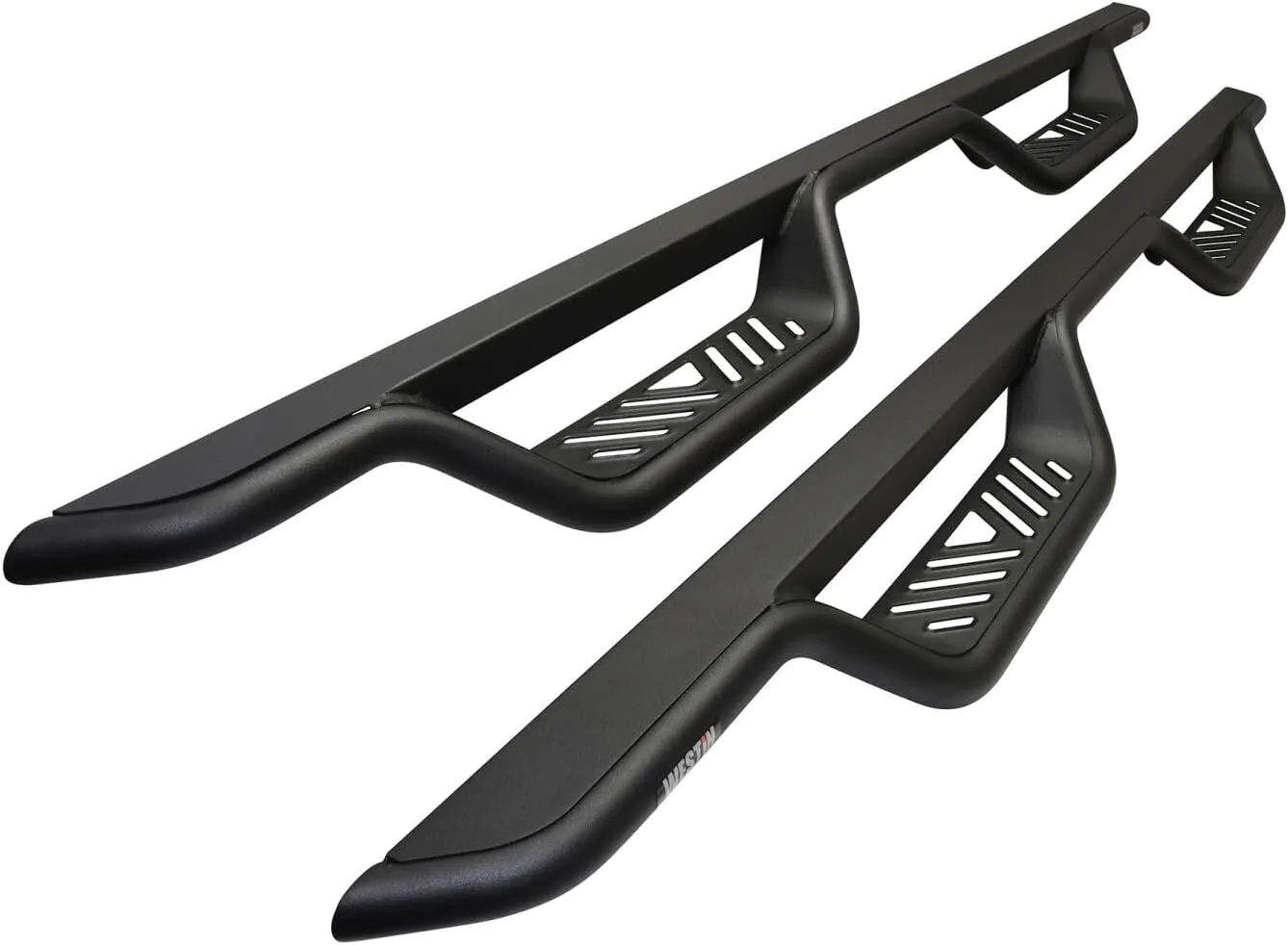 Westin 20-13725 Black Outlaw Drop Nerf Step Bars fits 2014-2018 Silverado Sierra 1500 2015-2019 2500 3500 Crew Cab (Excl. Diesel) 1 Pair