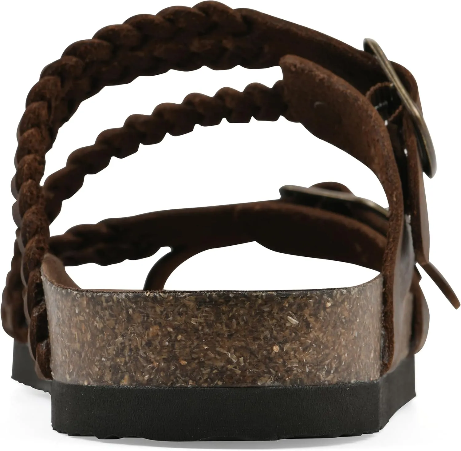 WHITE MOUNTAIN Women's Haziest Braided Signature Comfort-Molded Footbed Sandal