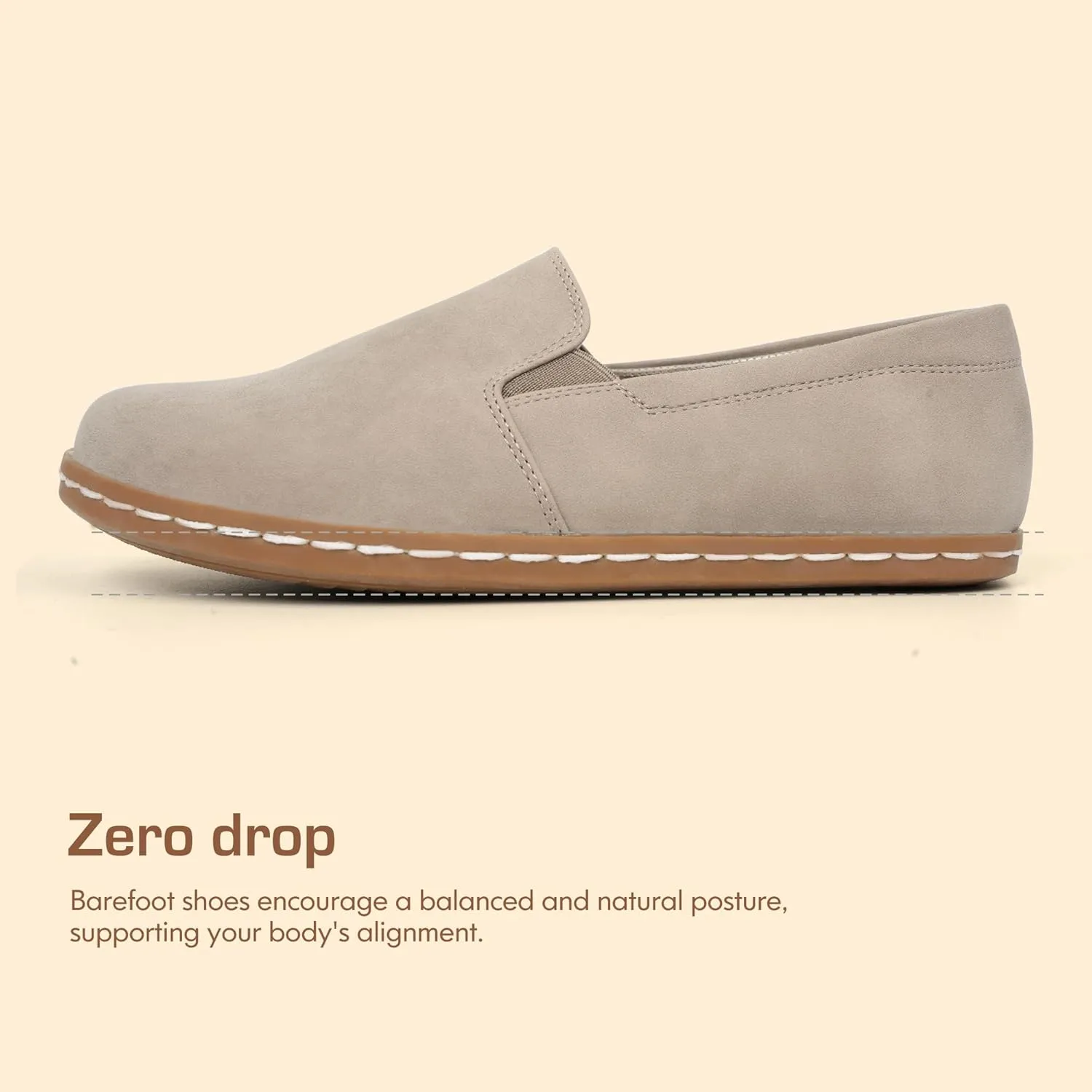 Women Barefoot Dress Shoes Comfortable Walking Loafers