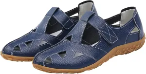 Women's Casual Slingback Sandals with Cut-Out Design Summer Closed Slip On Sandal Footwear for Everyday Comfort Style