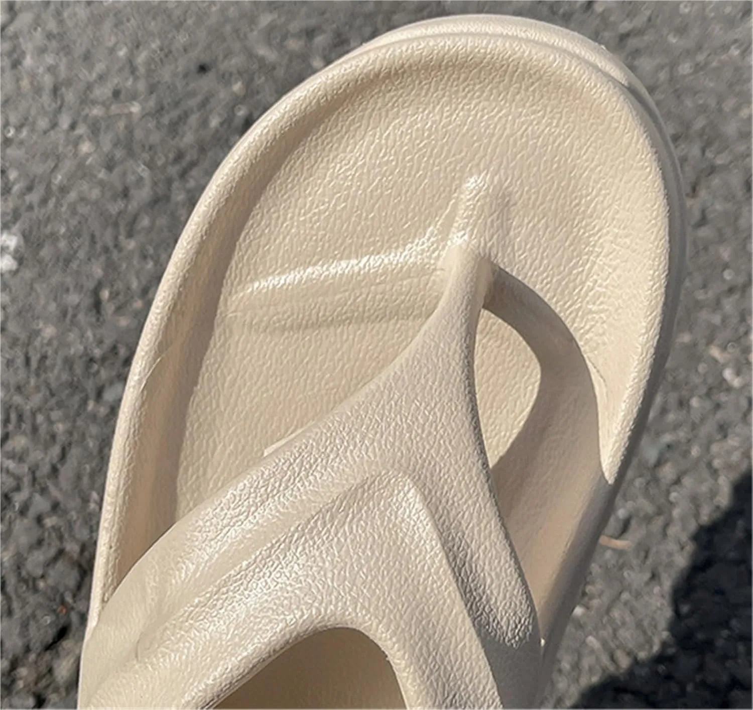 Women's EVA Platform Soft Sole Slippers Summer One Word Belt Hollow Out Backless Sandals Anti Slip Lightweight Breathable Slippers for Beach Outdoor