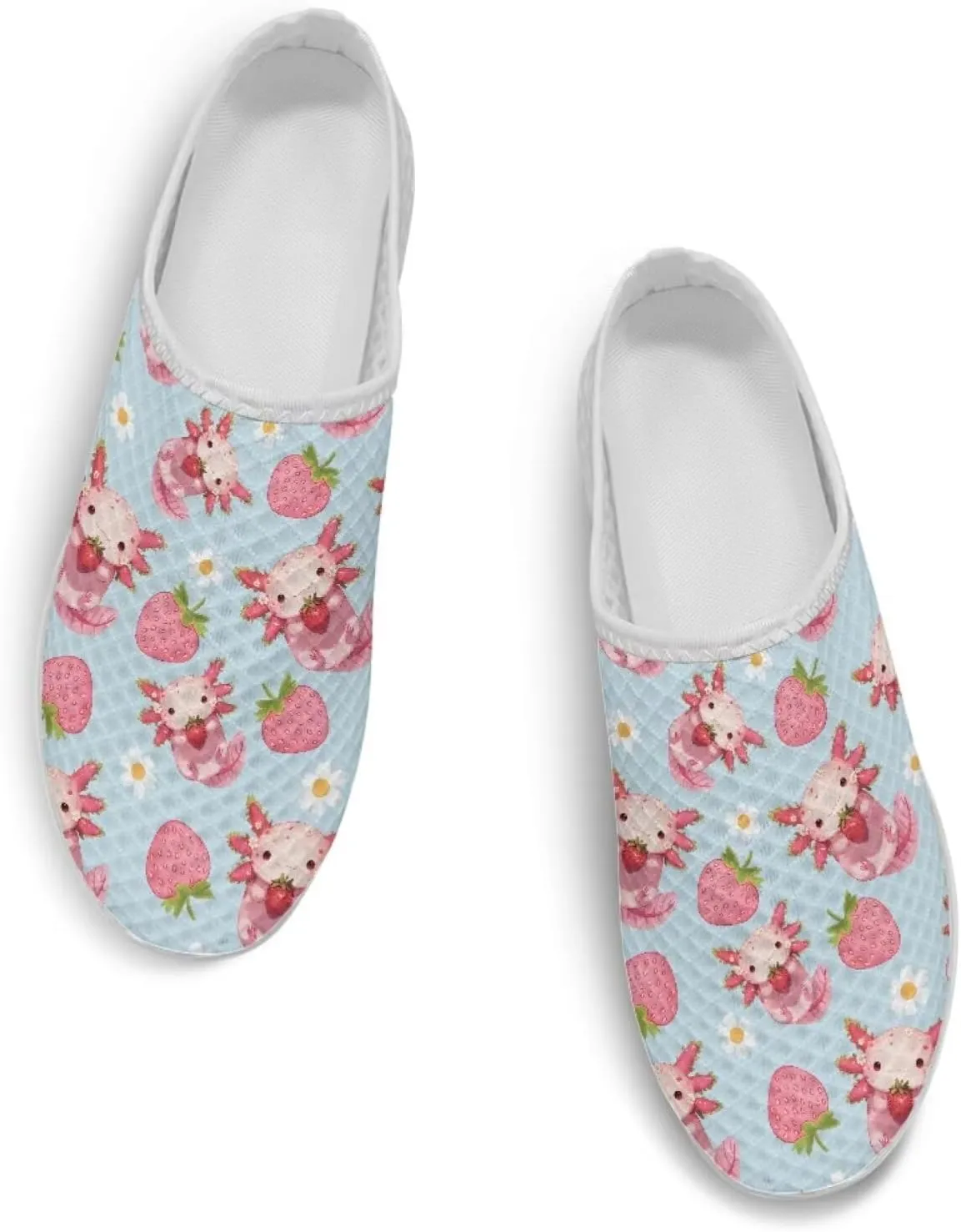 Womens Garden Shoes Slip on Mule Tennis Shoes Low Top Sneaker Casual Flat Loafers with EVA Sole US 6-13.5
