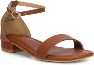 Women's Low Block Heel Dress Sandals | Comfortable Open Toe Pumps with Adjustable Ankle Strap for Party, Wedding, Casual & Office Wear Sandals for Women and Girls
