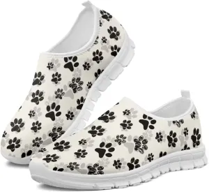 Women's Slip on Sneakers Casual Shoes Loafers Non Slip Breathable Comfortable Walking Sneakers Gifts for Women Girls White Sole Size 5.5-11.5