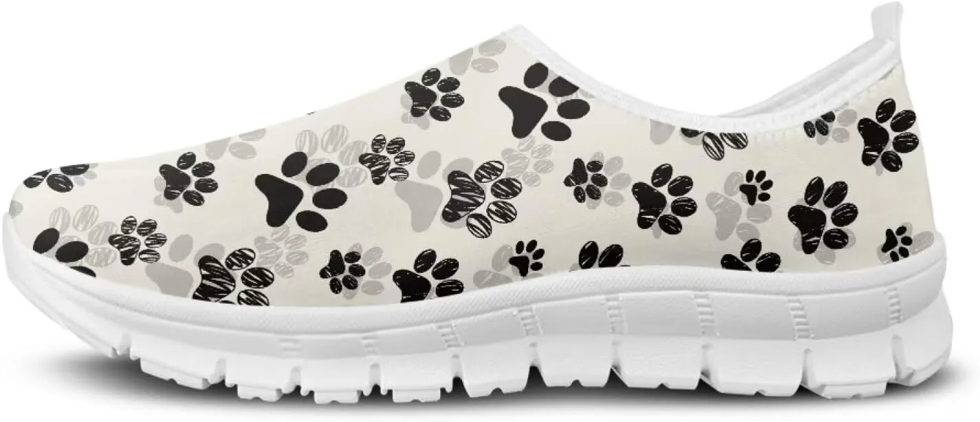 Women's Slip on Sneakers Casual Shoes Loafers Non Slip Breathable Comfortable Walking Sneakers Gifts for Women Girls White Sole Size 5.5-11.5